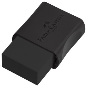 Borracha Escolar FC Max Black Pequena Faber Castell