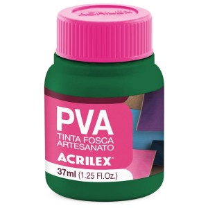 Tinta PVA Fosca 37ml - Verde Musgo 513 Acrilex