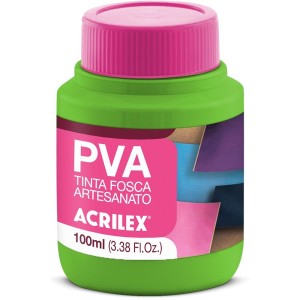 Tinta PVA Fosca 100ml - Verde Folha 510 Acrilex