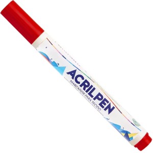Caneta para Tecido Acrilpen - Vermelho Fogo Acrilex