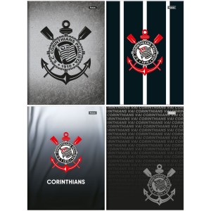 Caderno Brochura Corinthians 80 Folhas Foroni