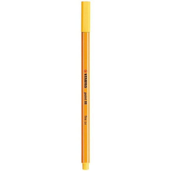 Caneta Stabilo 0.4mm Point 88/44 Amarelo