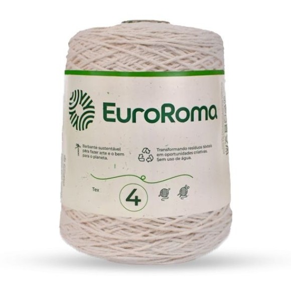Barbante N.4 100 - Natural 600g EuroRoma