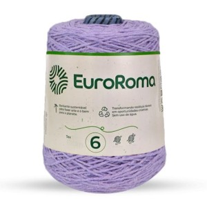 Barbante N.6 600 - Lilás Claro 600g EuroRoma