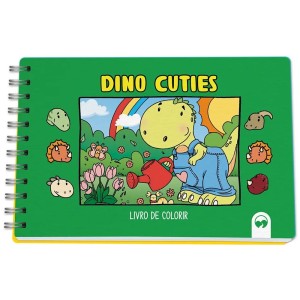 Livro de Colorir Cuties - Dino Cuties Vale das Letras