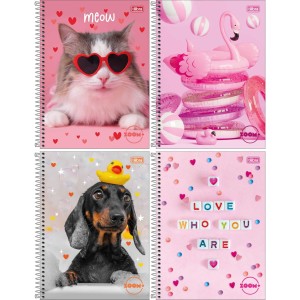 Caderno 12 Matérias Zoom+ Feminino 240 Folhas Tilibra