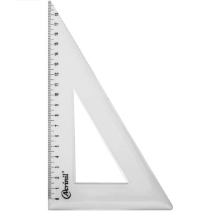 Esquadro 60º Transparente Cristal Acrinil