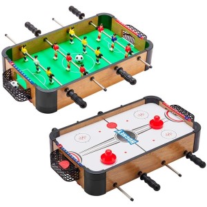 Jogo 2 em 1 - Totó e Hockey DMT0013 DM Toys