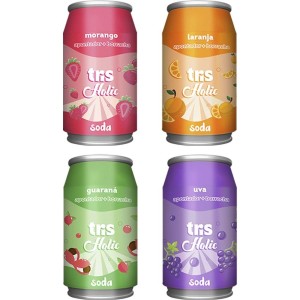 Apontador com Borracha Soda Tris