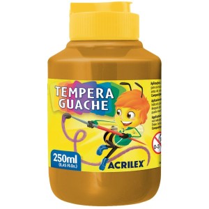 Tempera Guache 250ml - Amarelo Ocre 564 Acrilex