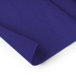 Papel Crepom Impermeável 48cm x 2m - Azul Escuro