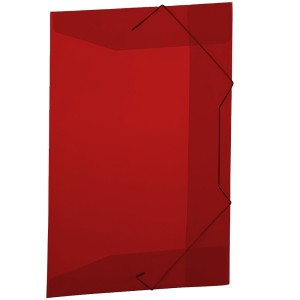 Pasta com Elástico Vermelha A02B-VM Plascony