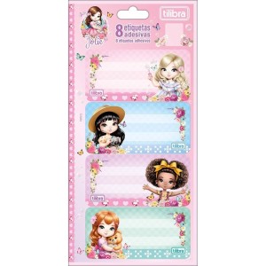 Etiqueta Adesiva Escolar - Jolie c/8 Tilibra