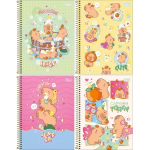 Caderno 10 Matérias Capyclub 160 Folhas Tilibra