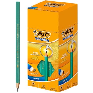 Lápis Preto N2 Evolution Sextavado HB c/72 Bic
