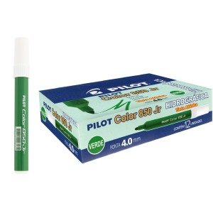 Caneta Hidrográfica Color 850 Jr - Verde c/12 Pilot