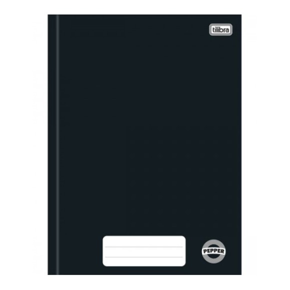 Caderno Brochura 1/4 Preto 80fls Tilibra