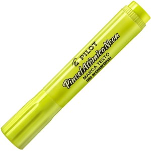 Pincel Marca Texto Atômico Neon - Amarelo Pilot