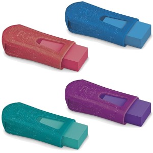 Apontador com Borracha FC Mix Glitz Glitter Faber Castell