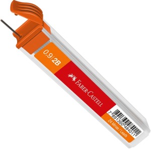 Grafite 0.9mm 2B - Tubo com 24 Minas Faber Castell