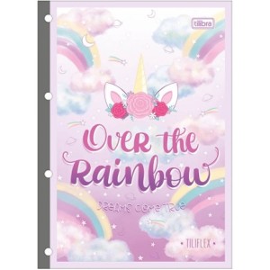 Refil para Fichário Rainbow Tiliflex 80fls Tilibra