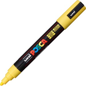 Caneta Posca PC-5M - Amarela Uniball