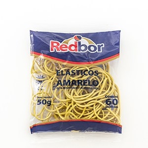 Elástico Látex 50g c/60 Redbor