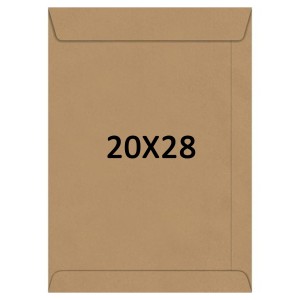 Envelope 20cm x 28cm - Kraft Natural Scrity