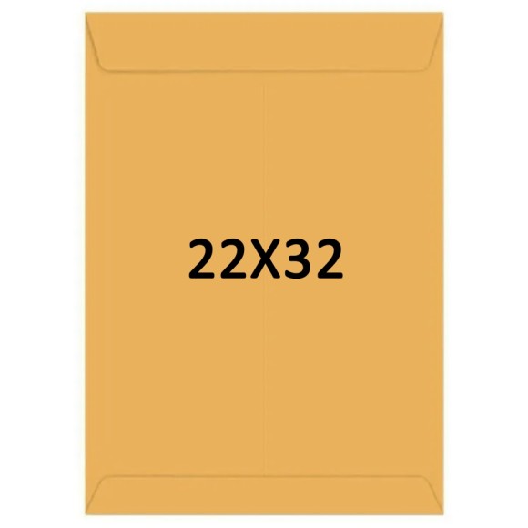 Envelope 22cm x 32cm - Kraft Ouro Scrity