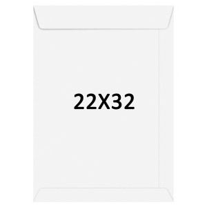 Envelope 22cm x 32cm - Branco c/250 Scrity