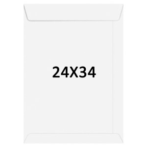 Envelope 24cm x 34cm - Branco c/250 Scrity