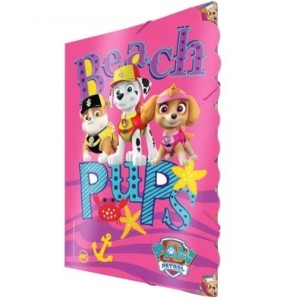 Pasta com Elástico Patrulha Canina Rosa 2645 DAC