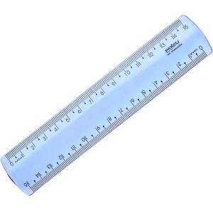 Régua 15cm Azul New Line Waleu