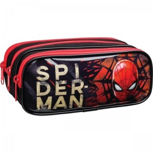 Estojo Triplo - Spider Man Tilibra
