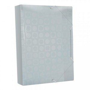 Pasta com Elástico 55mm Decorada Transparente 305TR DAC