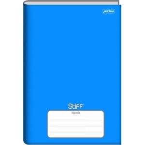 Agenda Escolar Flexível Stiff Azul 240pgs Jandaia