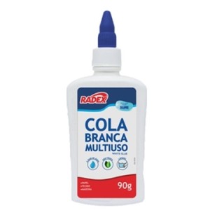 Cola Branca Líquida 90g Lavável Radex